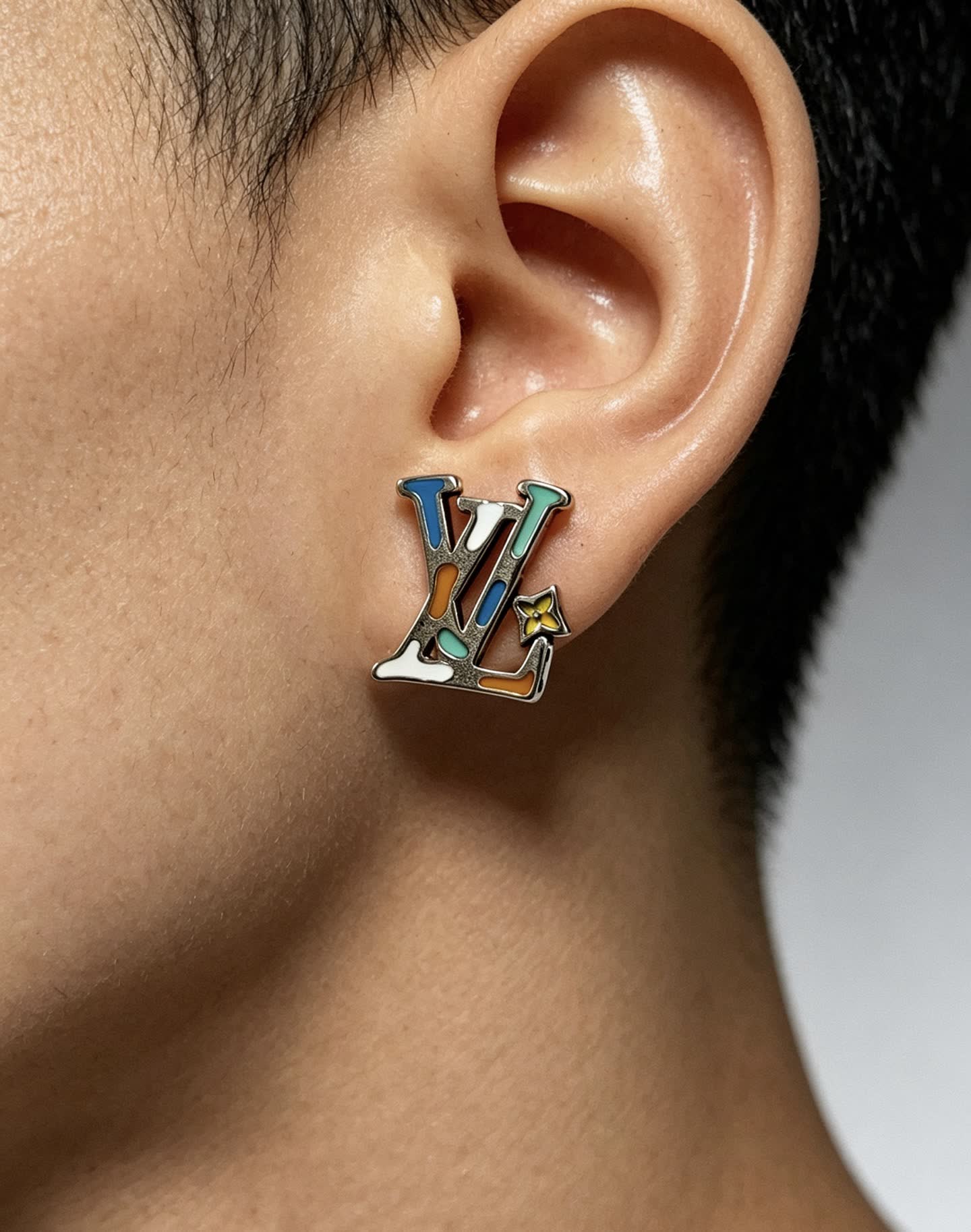 Louis Vuitton Monogram World Tour Earrings